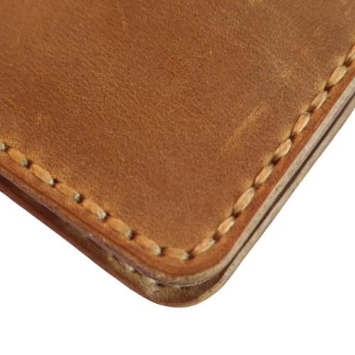 Bifold Leather Wallet - Azerbaijani Heritage Craft | Caspian Breeze CB-006 Baku Handmade Natural Genuine Leather Wallet Fabrika1972