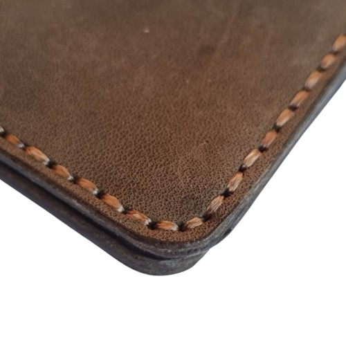 Bifold Wallet - Hand-Stitched Perfection | Caspian Breeze CB-010 Baku Handmade Natural Genuine Leather Wallet Fabrika1972