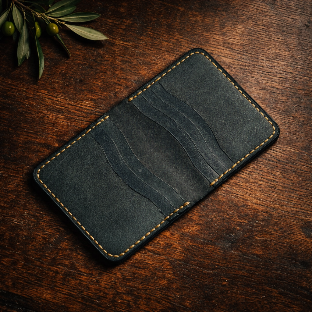 Two Side Wallet/Cardholder-Heritage Leather | Dasta DA002 Baku Handmade Natural Genuine Leather Wallet Fabrika1972