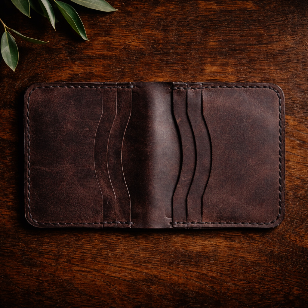 Two Side Wallet/Cardholder-Timeless Leather | Dasta DA004 Baku Handmade Natural Genuine Leather Wallet Fabrika1972