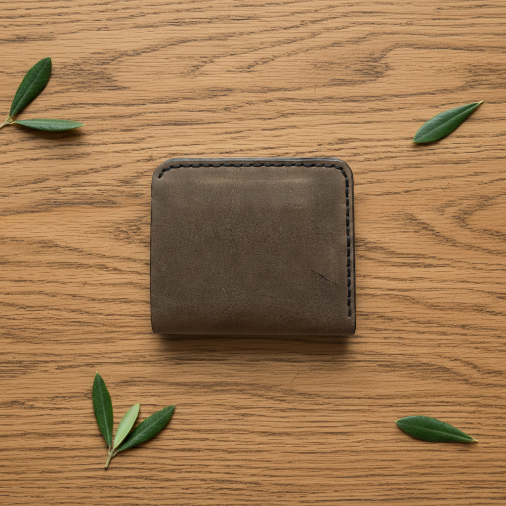 Bifold Wallet - Refined Leather Goods | Sahra SA-006 Baku Handmade Natural Genuine Leather Wallet Fabrika1972