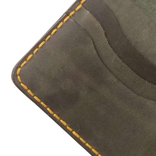 Long Leather Wallet - Crafted by Hand in Baku | Absheron AB-008 Baku Handmade Natural Genuine Leather Wallet Fabrika1972