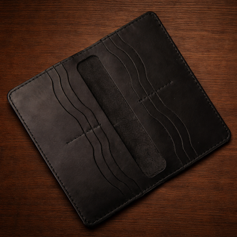 Long Leather Wallet - Traditional Craftsmanship | Absheron AB-011