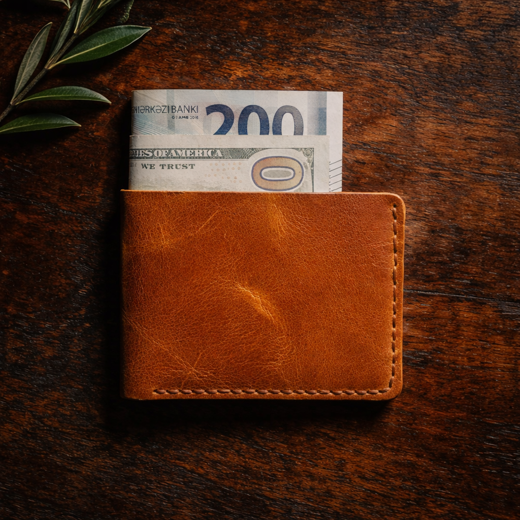 Wallet-Traditional Leather Craftsmanship | Atabey AT002 Baku Handmade Natural Genuine Leather Wallet Fabrika1972