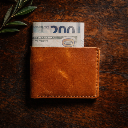 Wallet-Traditional Leather Craftsmanship | Atabey AT002 Baku Handmade Natural Genuine Leather Wallet Fabrika1972