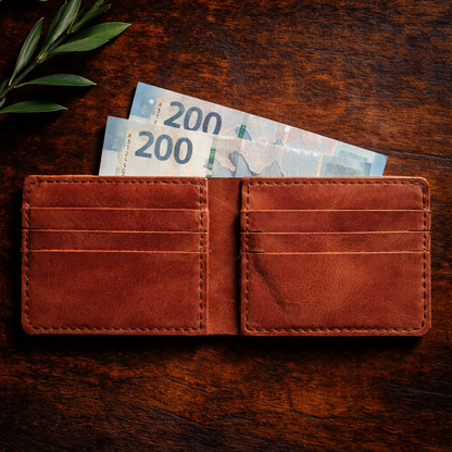 Wallet-Time-Honored Leather | Atabey AT003 Baku Handmade Natural Genuine Leather Wallet Fabrika1972