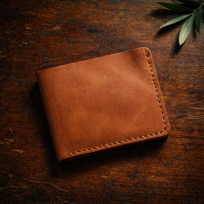 Wallet-Time-Honored Leather | Atabey AT003 Baku Handmade Natural Genuine Leather Wallet Fabrika1972