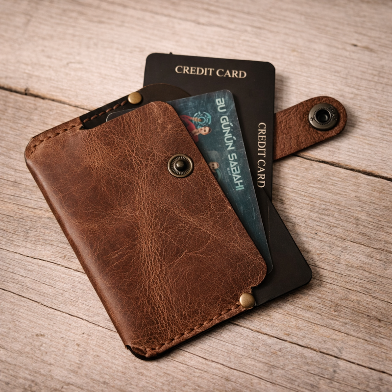 Leather Cardholder - Artisan Leather Craft | Book BO-002