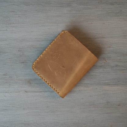 Bifold Wallet - Master Craftsman Quality | Caspian Breeze CB-009 Baku Handmade Natural Genuine Leather Wallet Fabrika1972
