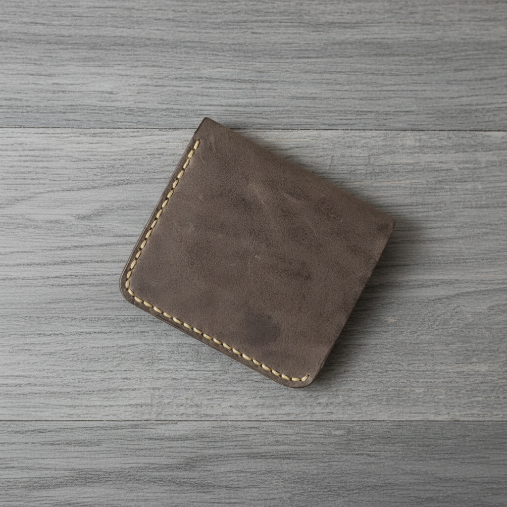 Bifold Wallet - Artisan Quality Leather | Caspian Breeze CB-011 Baku Handmade Natural Genuine Leather Wallet Fabrika1972