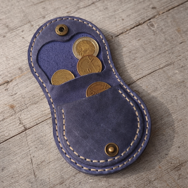 Mini Leather Coin Holder - Slim & Durable Design | Coin Wallet 1 CM-003