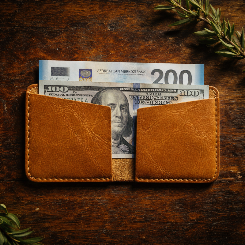 Two Side Wallet/Cardholder-Traditional Leather Craft | Dasta DA001