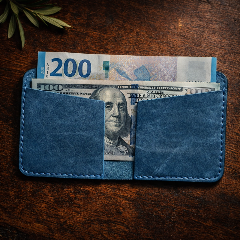 Two Side Wallet/Cardholder-Classic Leather Artistry| Dasta DA003