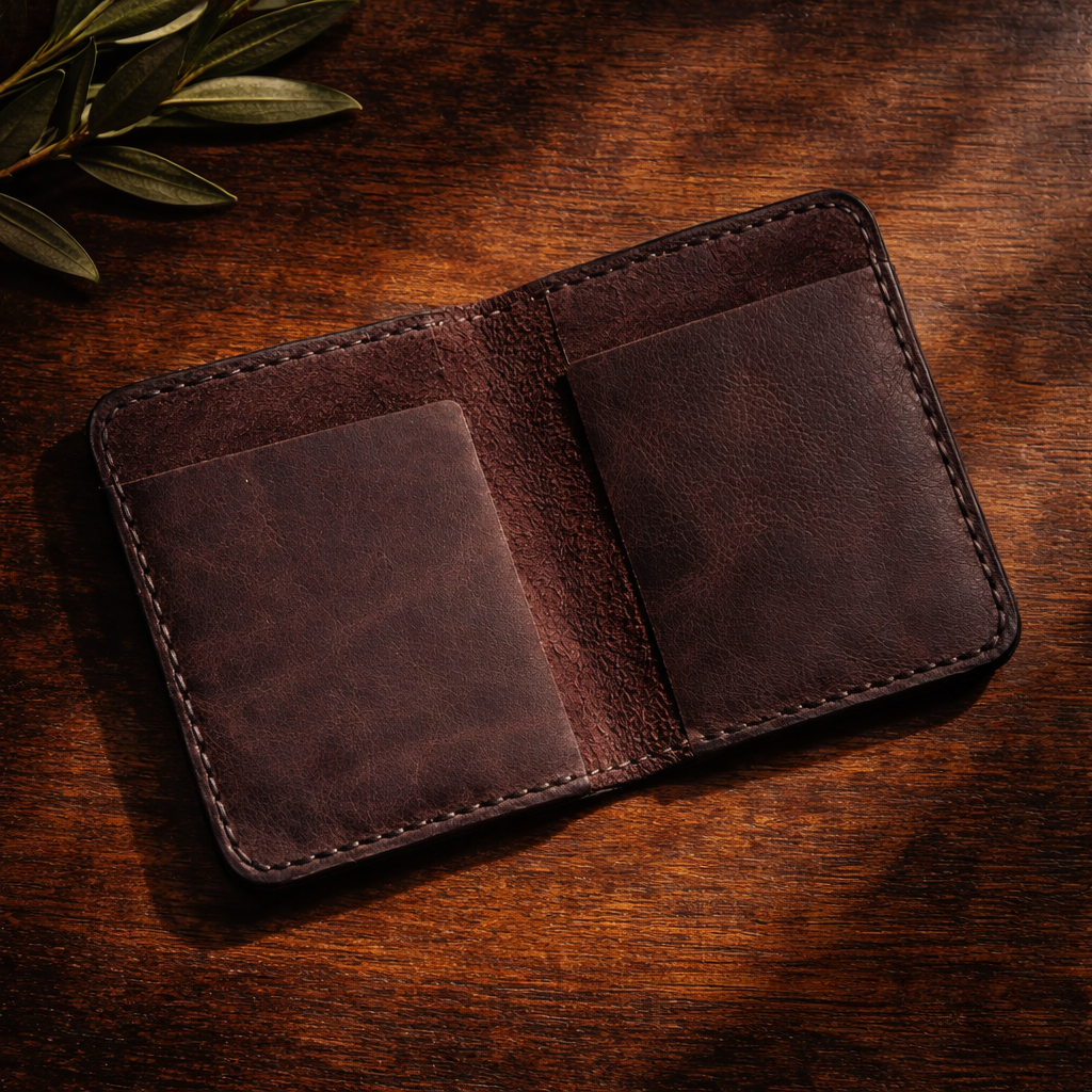 Two Side Wallet/Cardholder-Timeless Leather | Dasta DA004 Baku Handmade Natural Genuine Leather Wallet Fabrika1972