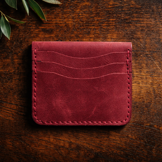 Two Side Wallet/Cardholder-Enduring Leather Craftsmanship | Dasta DA006 Baku Handmade Natural Genuine Leather Wallet Fabrika1972