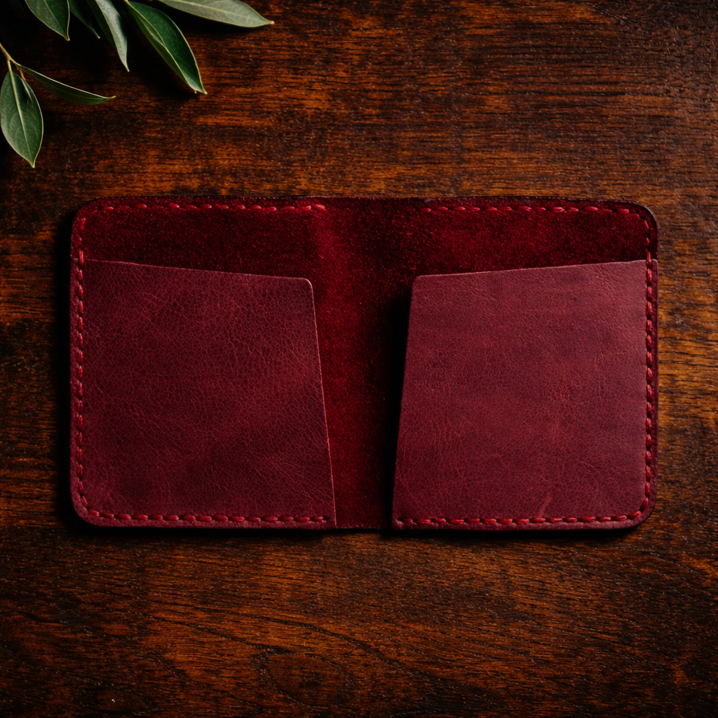 Two Side Wallet/Cardholder-Enduring Leather Craftsmanship | Dasta DA006 Baku Handmade Natural Genuine Leather Wallet Fabrika1972