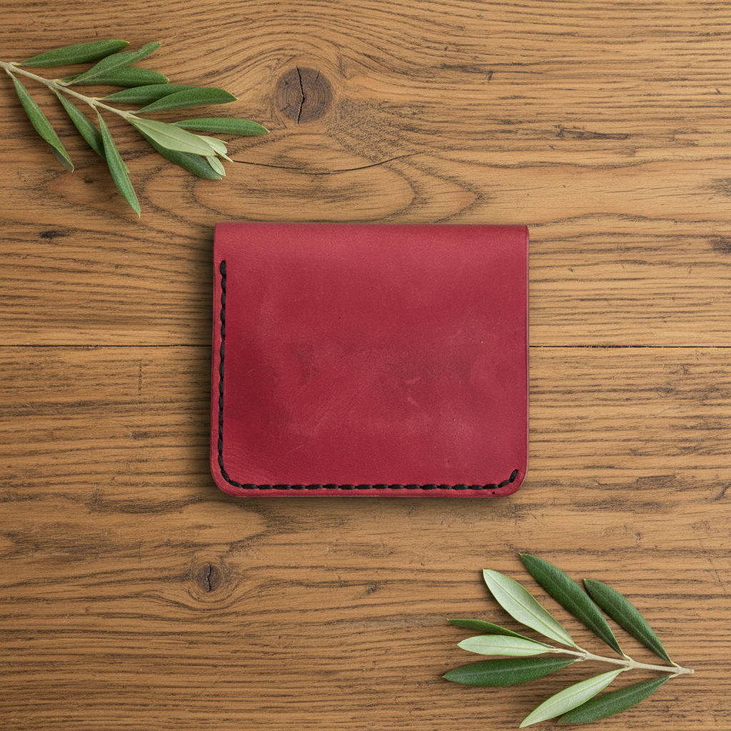 Bifold Wallet - Classic Refined Style | Sahra SA-001 Baku Handmade Natural Genuine Leather Wallet Fabrika1972
