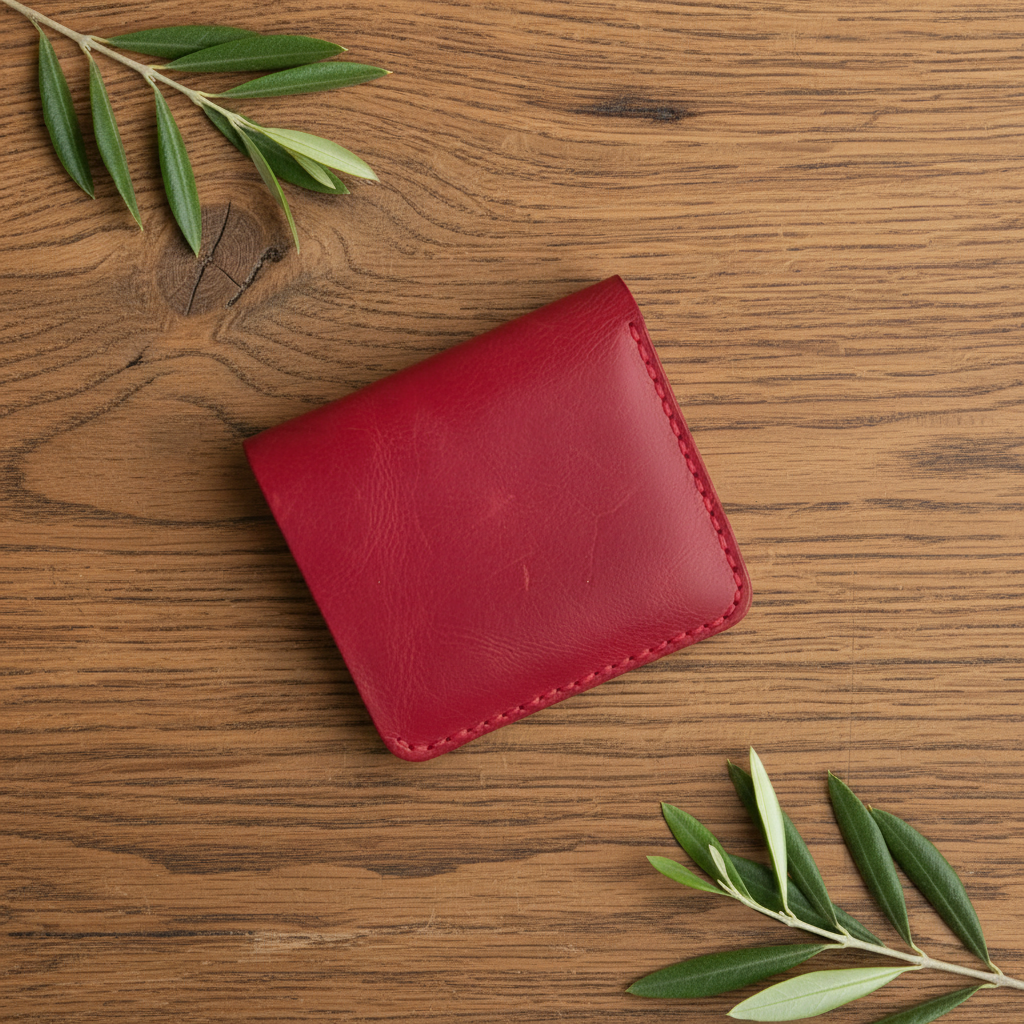 Bifold Wallet - Vintage Character | Sahra SA-003 Baku Handmade Natural Genuine Leather Wallet Fabrika1972