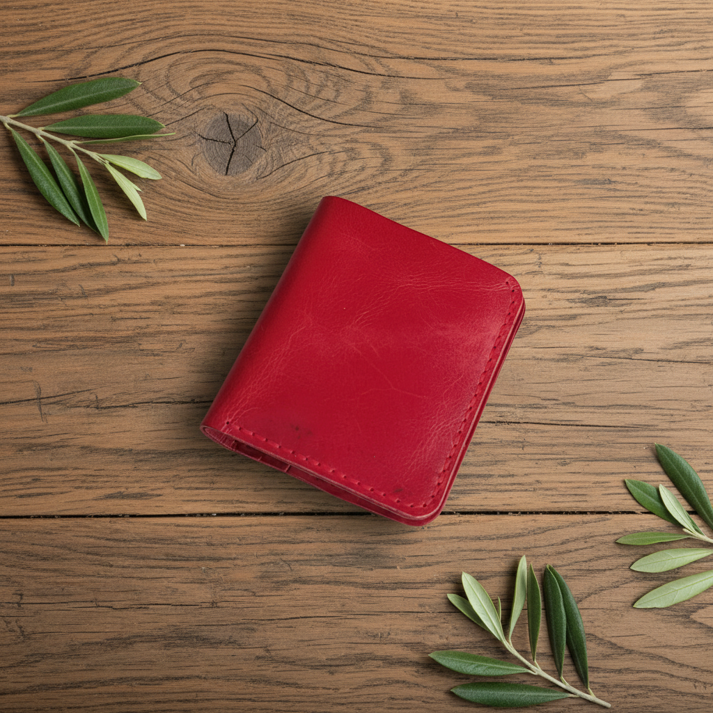 Bifold Wallet - Vintage Character | Sahra SA-003 Baku Handmade Natural Genuine Leather Wallet Fabrika1972