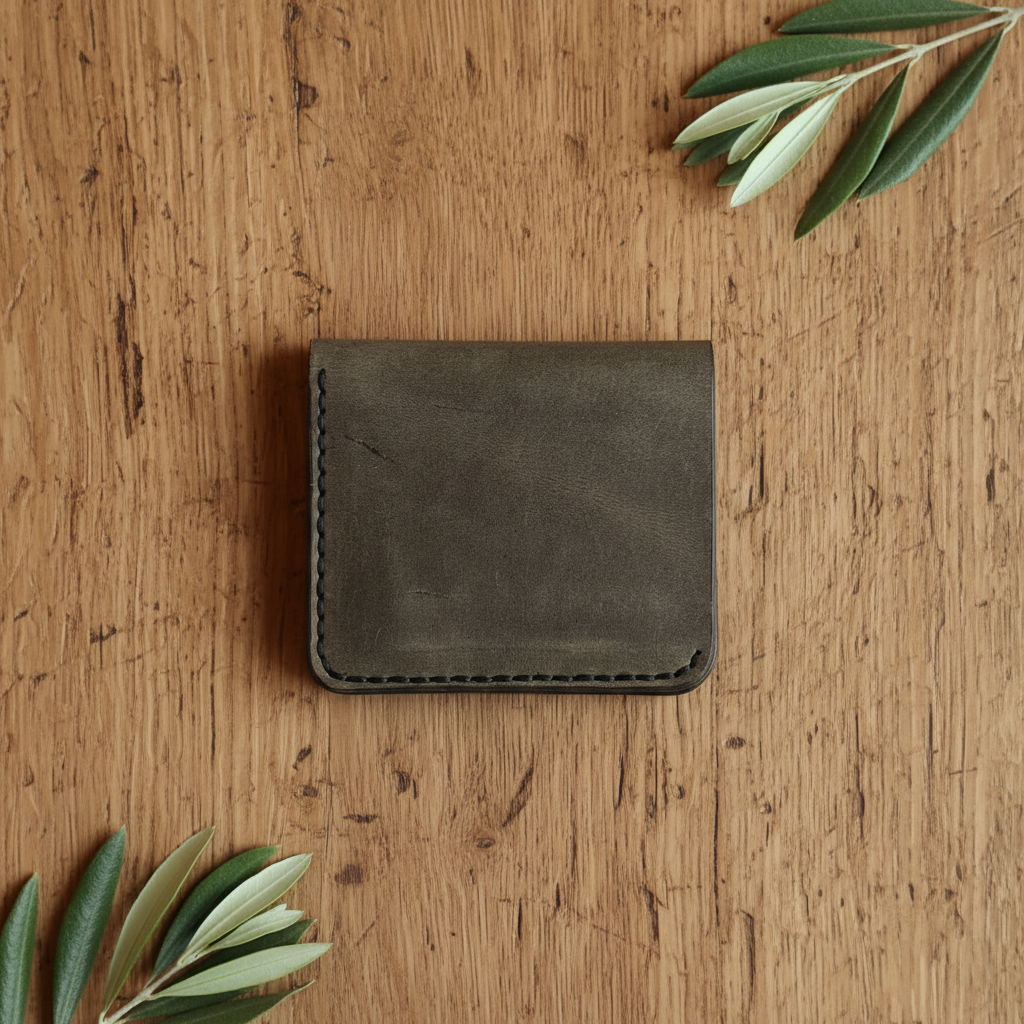 Bifold Wallet - Refined Leather Goods | Sahra SA-006 Baku Handmade Natural Genuine Leather Wallet Fabrika1972