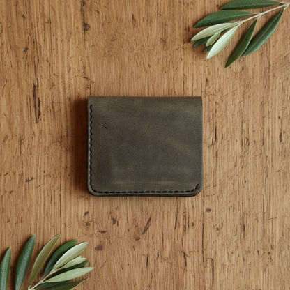 Bifold Wallet - Refined Leather Goods | Sahra SA-006 Baku Handmade Natural Genuine Leather Wallet Fabrika1972