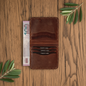 Bifold Wallet - Limited Artisan Edition | Sahra SA-011 Baku Handmade Natural Genuine Leather Wallet Fabrika1972
