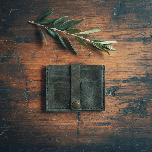 Wallet Cardholder - Heritage Crafted Leather | Zange ZN-001 Baku Handmade Natural Genuine Leather Wallet Fabrika1972