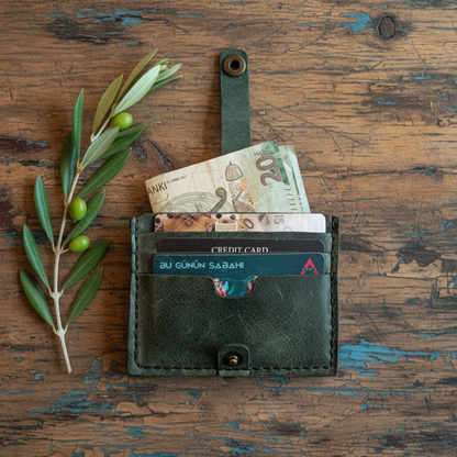 Wallet Cardholder - Heritage Crafted Leather | Zange ZN-001 Baku Handmade Natural Genuine Leather Wallet Fabrika1972