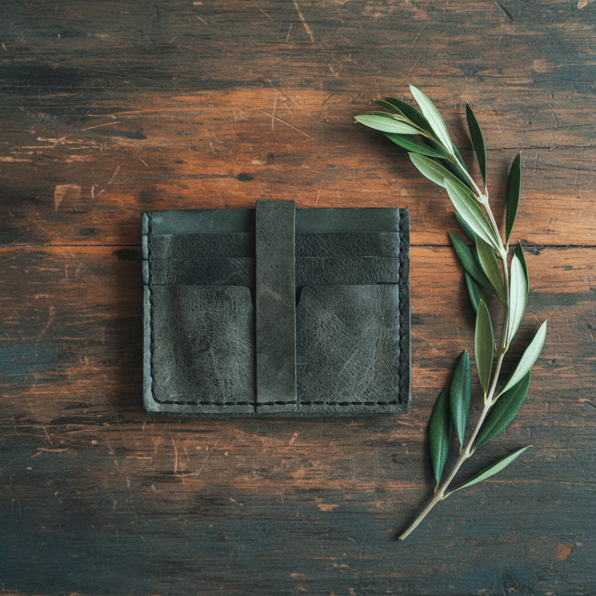 Wallet Cardholder - Heritage Crafted Leather | Zange ZN-001 Baku Handmade Natural Genuine Leather Wallet Fabrika1972