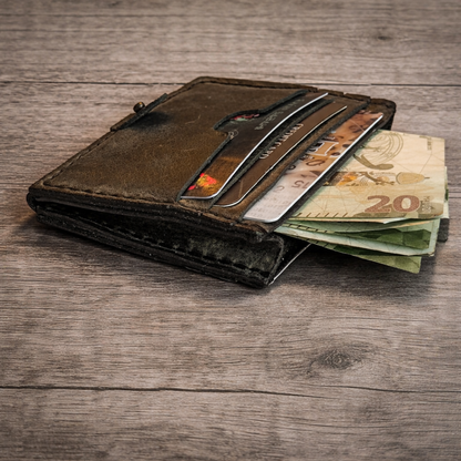 Wallet Cardholder - Heritage Crafted Leather | Zange ZN-001 Baku Handmade Natural Genuine Leather Wallet Fabrika1972
