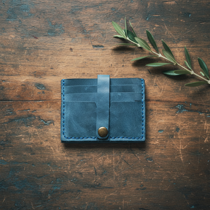 Wallet Cardholder - Heritage Crafted Leather | Zange ZN-002 Baku Handmade Natural Genuine Leather Wallet Fabrika1972