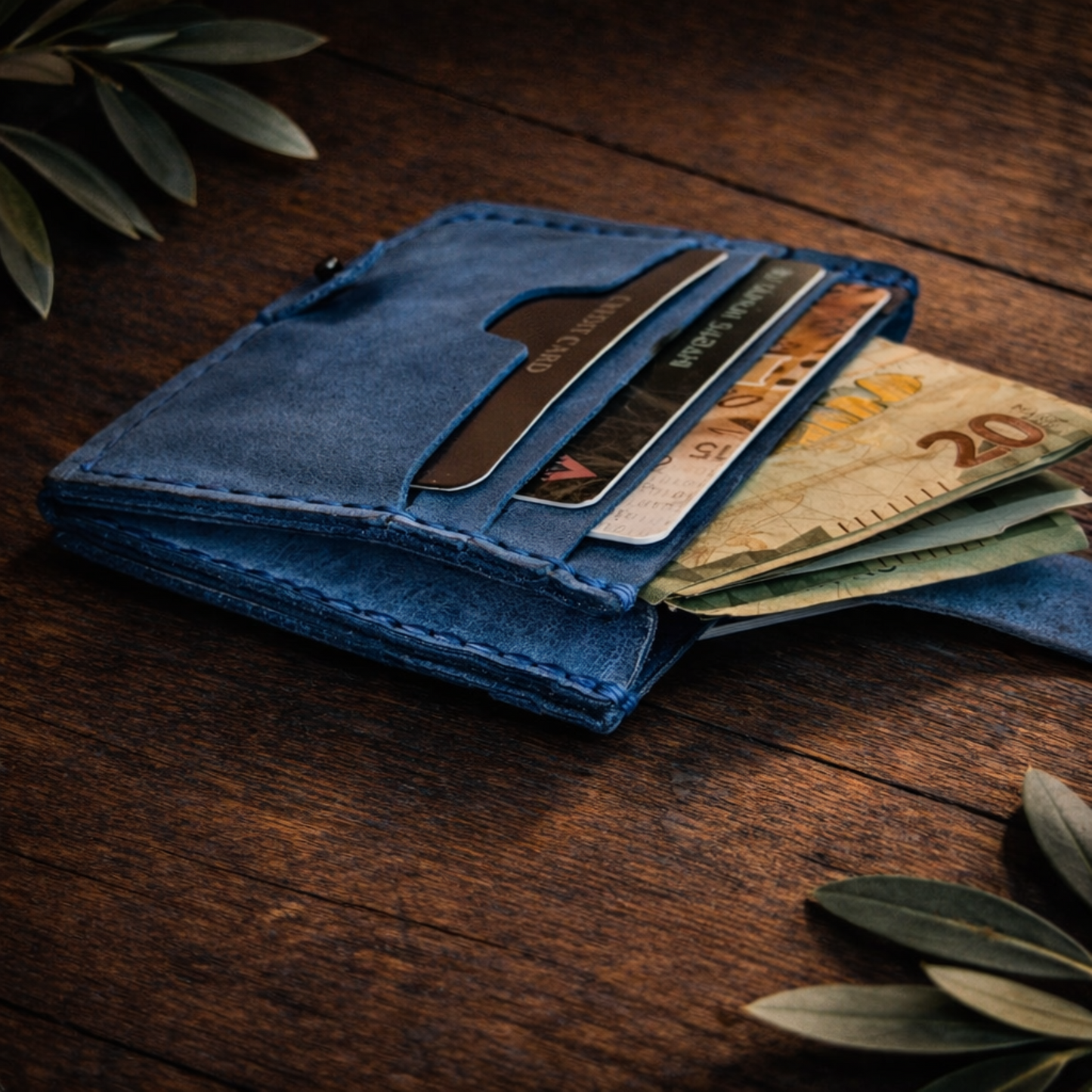 Wallet Cardholder - Heritage Crafted Leather | Zange ZN-002 Baku Handmade Natural Genuine Leather Wallet Fabrika1972