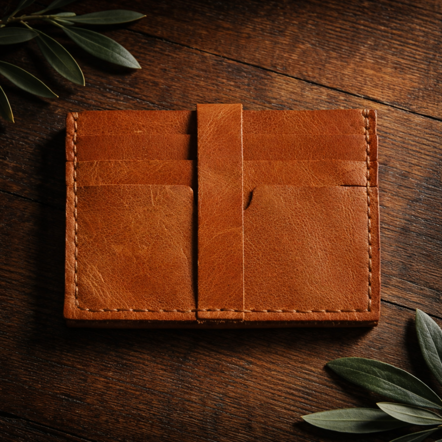 Wallet Cardholder - Elegant Everyday Essential | Zange ZN-003 Baku Handmade Natural Genuine Leather Wallet Fabrika1972