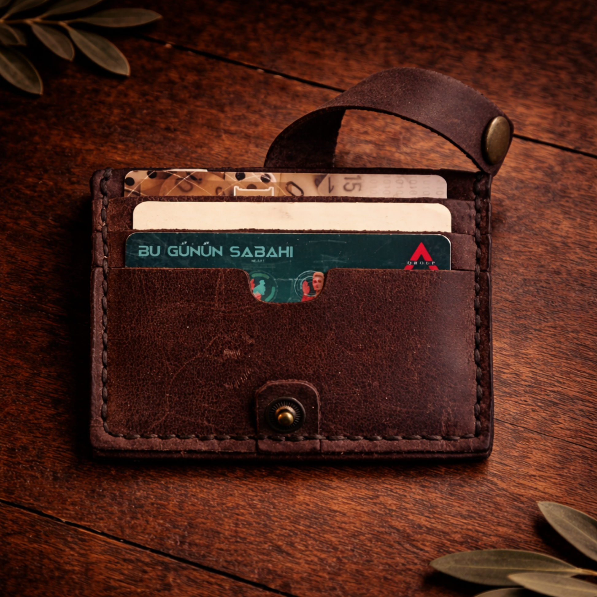 Wallet Cardholder - Elegant Everyday Essential | Zange ZN-004 Baku Handmade Natural Genuine Leather Wallet Fabrika1972
